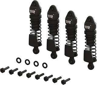 ARRMA Aluminum Shock Set 58mm Length 1000 CST Oil Black 4pcs - GROM ARA-1567