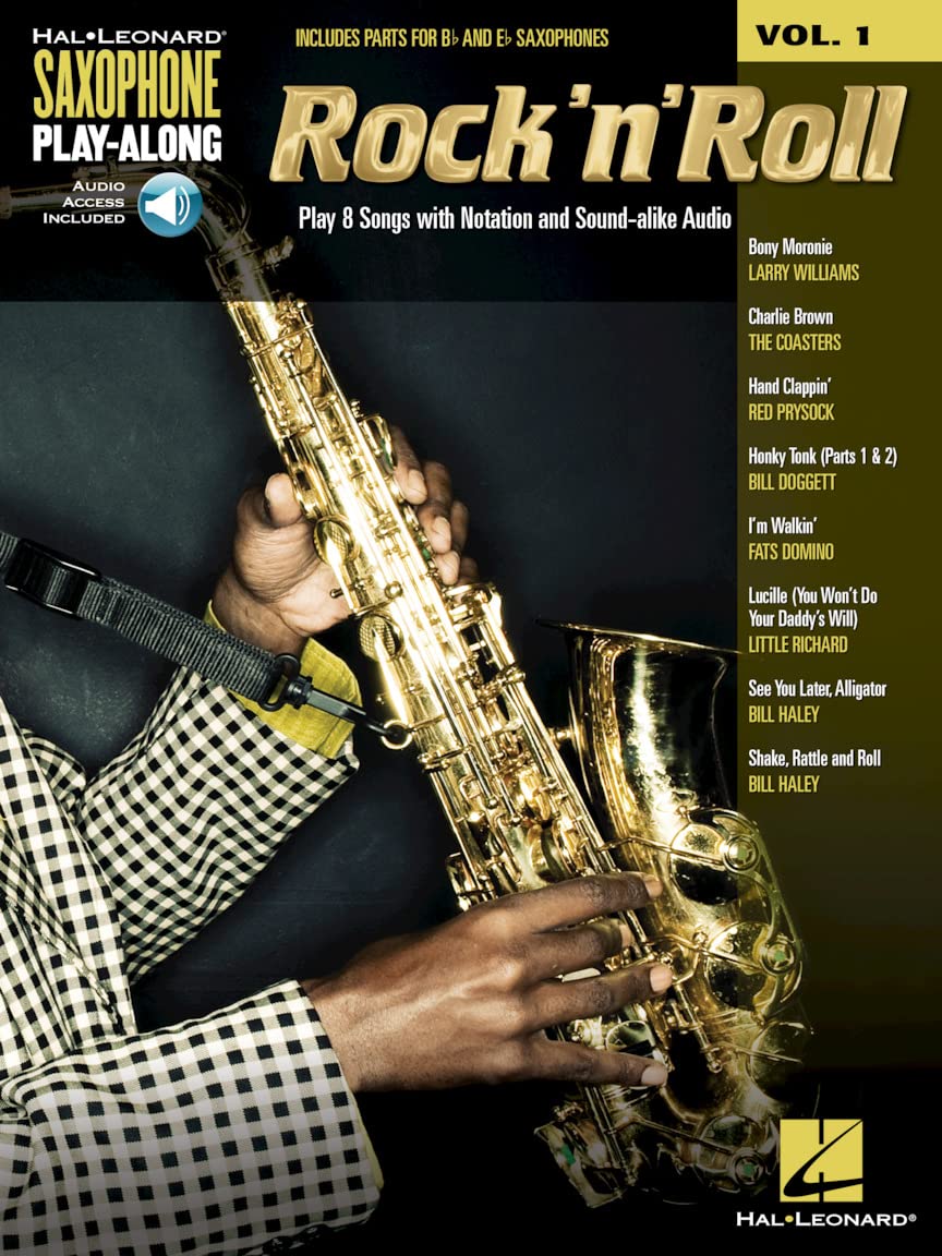 Rock 'n' Roll - Saxophone Play-Along Vol. 1 Book/Online Audio