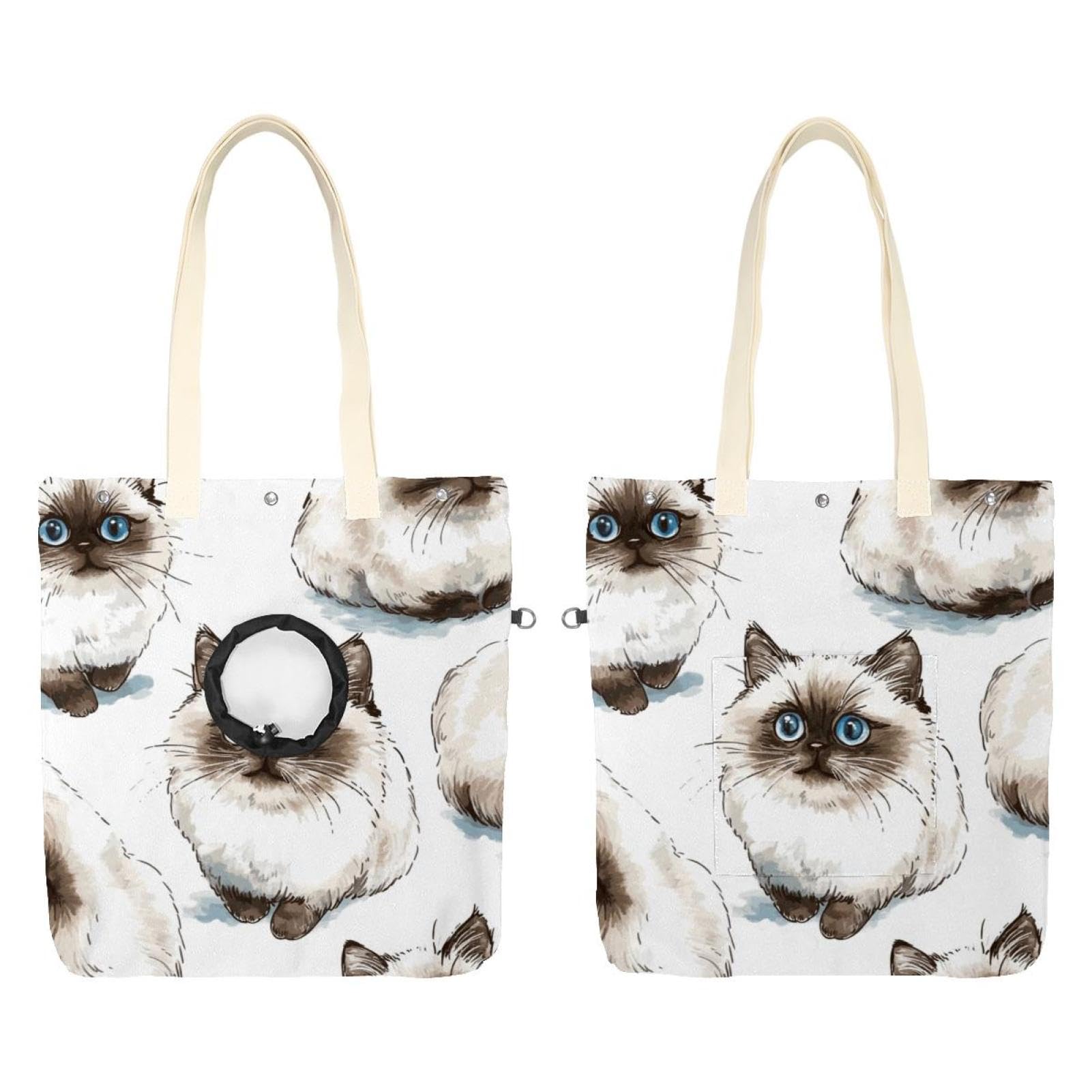 Bolsa de transporte para perros pequeños Cute Cat 5 para compartir juntos cada aventura