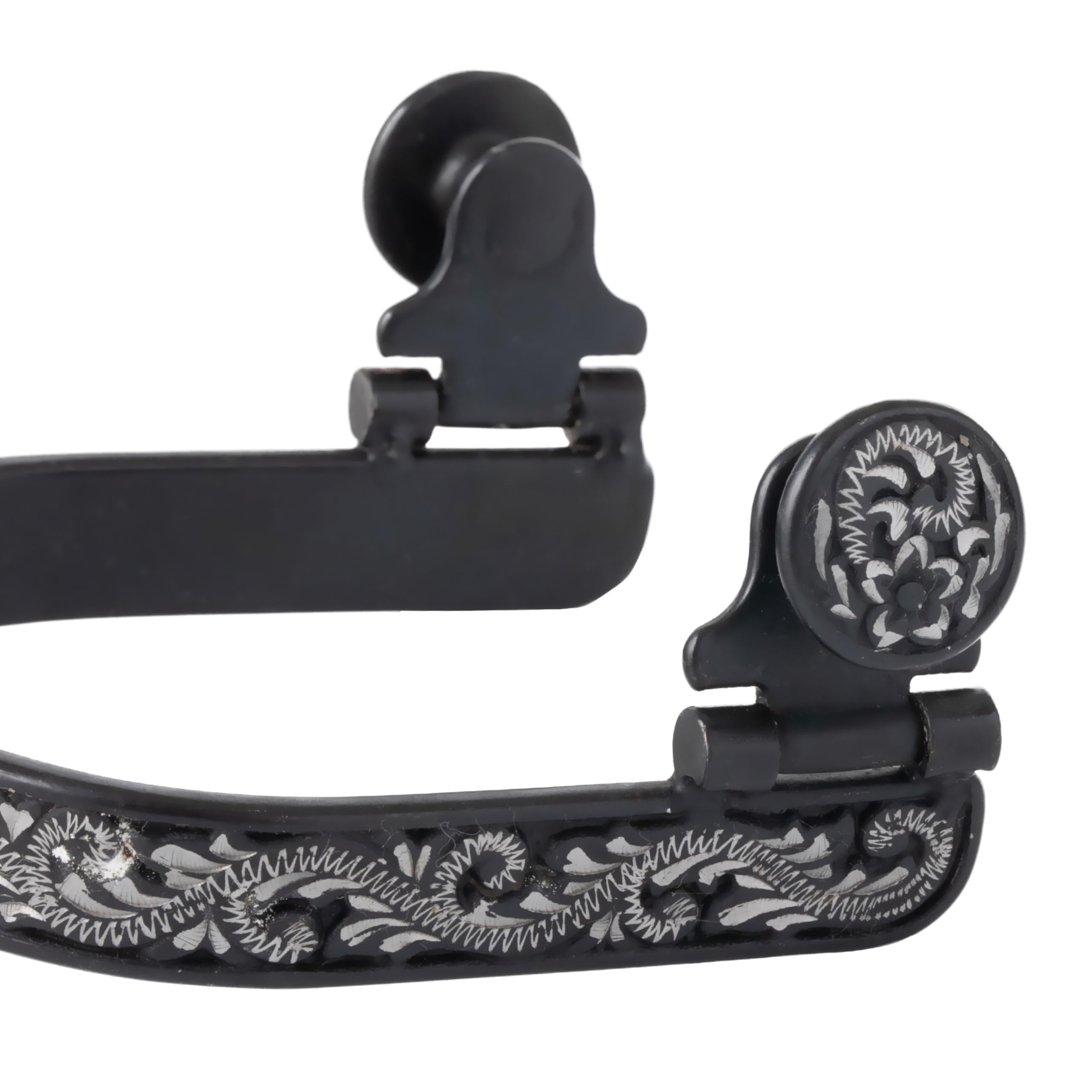 Weaver BS plata ruleta Rosebud damas espuelas