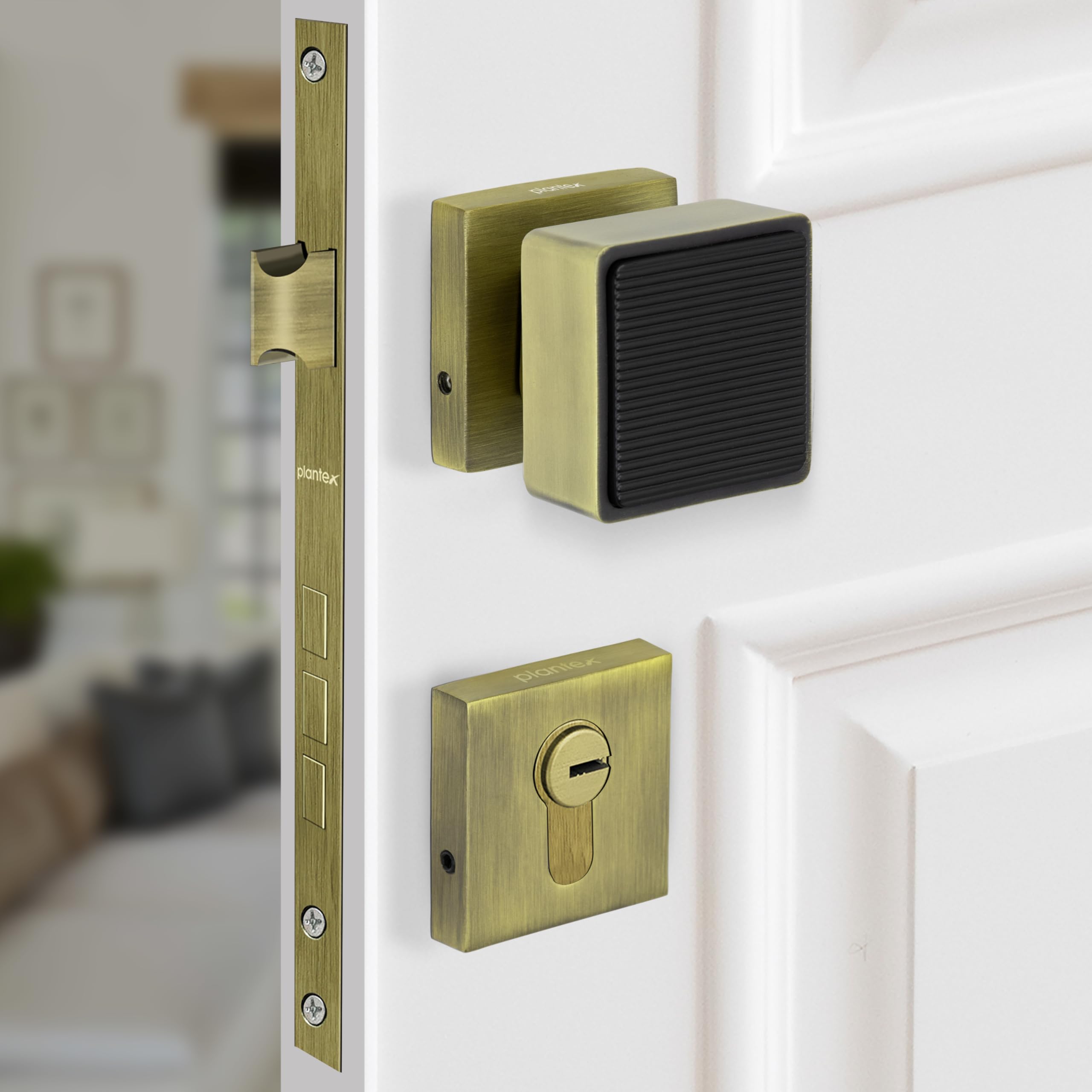 Plantex Mortise Knob - Secure & Stylish Door Lock -9
