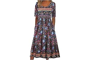 Long Summer Dress for Women 2023 Casual Plus Size