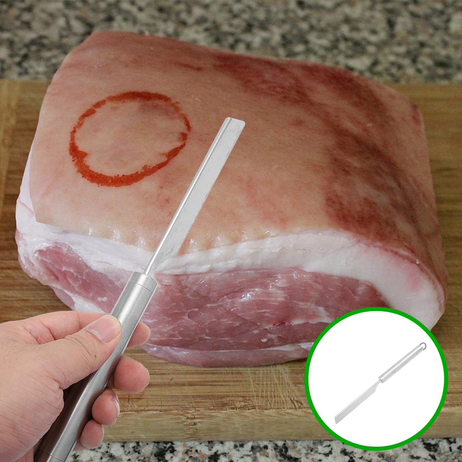 Ipetboom Manual Hair Removal Blades Rack Kitchen Gadget Pig Hair Removal Blades Holder Pig Hair Scraper for Pet Hair Removal Tool