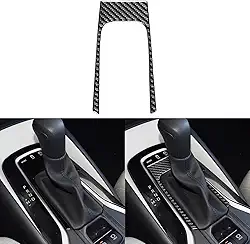NVCNX Fibra de carbono premium real para Toyota Corolla 2020-2026 / Cross 2022-2025 Hatchback híbrido L LE XLE SE XSE FX para console central de carro acessórios de acabamento interno 1 peça