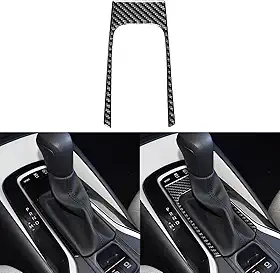 NVCNX Fibra de carbono premium real para Toyota Corolla 2020-2026 / Cross 2022-2025 Hatchback híbrido L LE XLE SE XSE FX para console central de carro acessórios de acabamento interno 1 peça