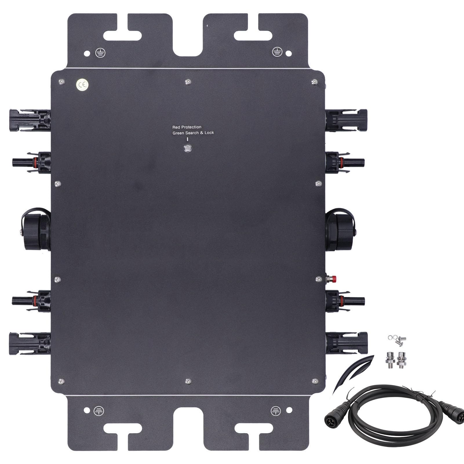 Mikroinwerter sieciowy z funkcją push-pull i monitoringiem WIFI, inteligentny inwerter sieciowy GTB 1200 do domowego systemu paneli słonecznych o mocy 1200 W i wysokiej