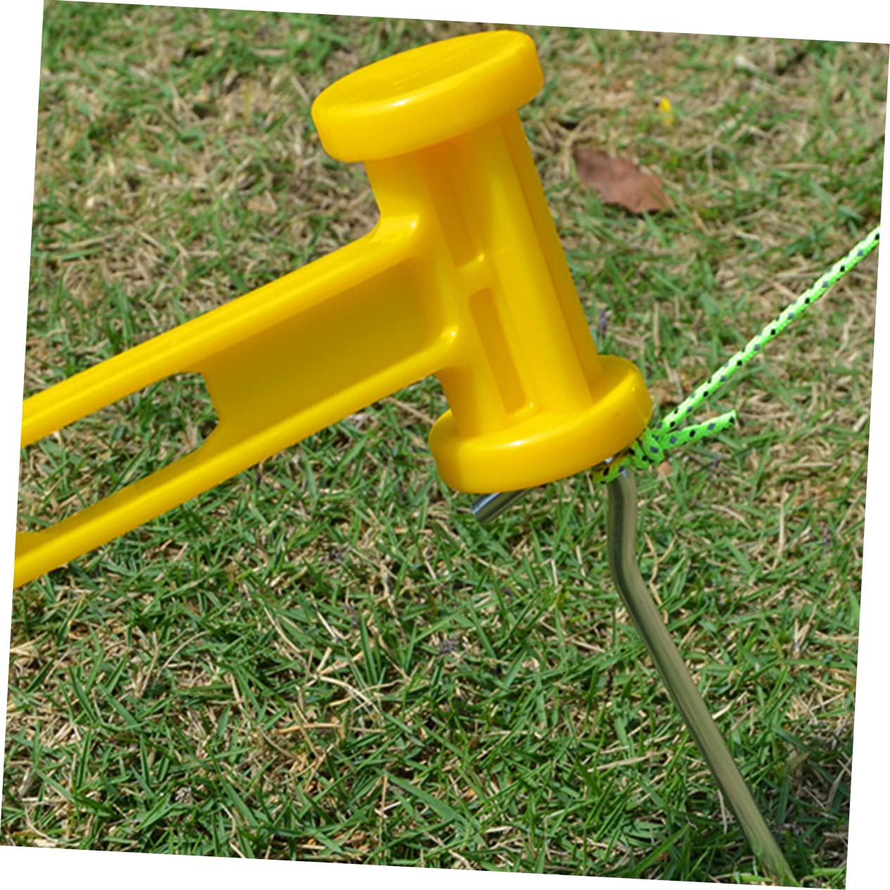 OHPHCALL 6pcs Portable Tent Pegs Lightweight Stakes for Outdoor Travel Soggy Ground Hard Soil Easy to Operate Practical Tent Accessories