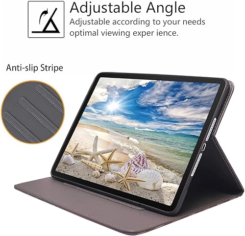 Miniatura 5 de Funda para Samsung Galaxy Tab A7 de 10.4 pulgadas 20222020 SM-T500T503T505T507T509, Funny Words with Blue Sea Turtle on Rustic Wood Board Slim PU