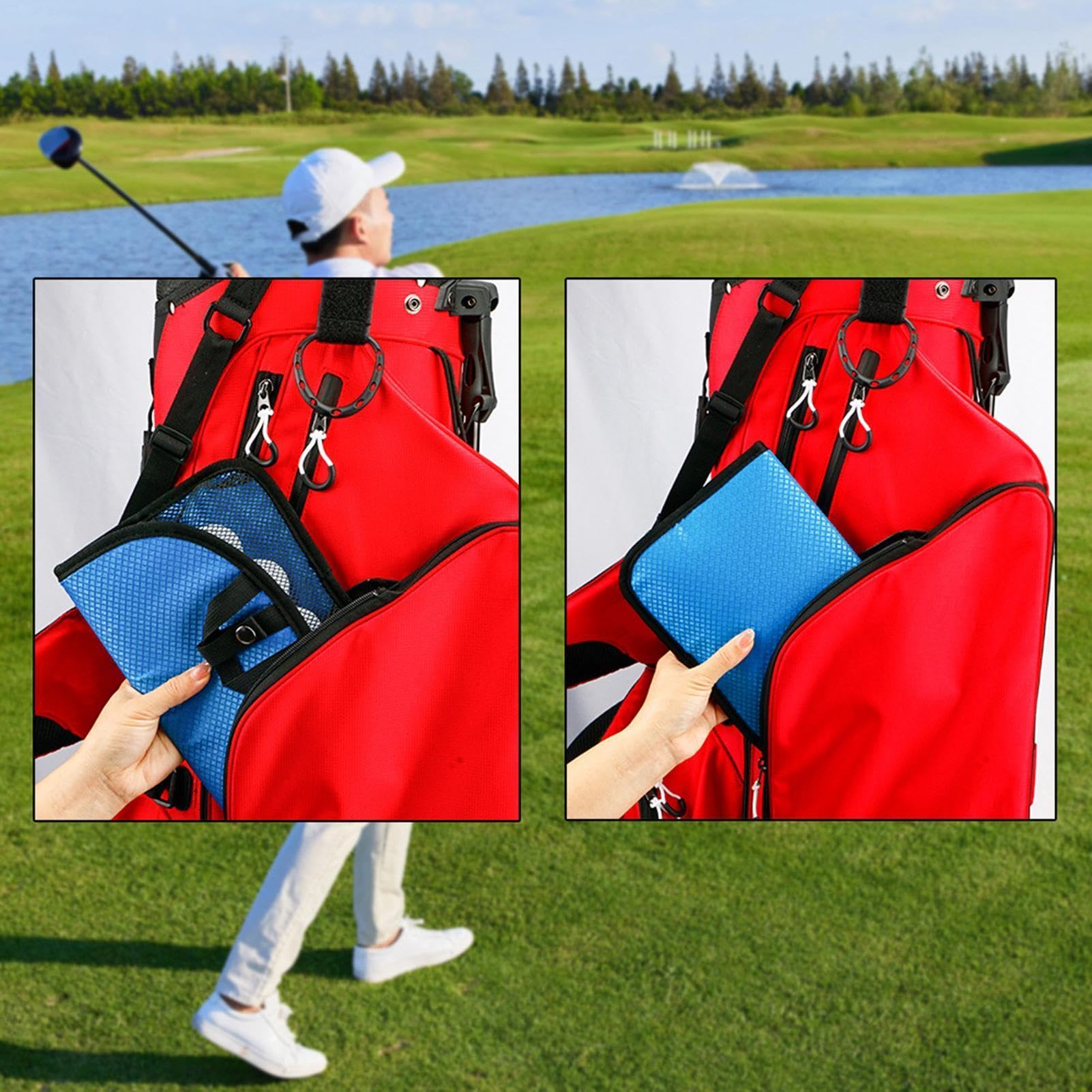 Organizador de Golf para Coche Bolsa Porta-Bales de Golf