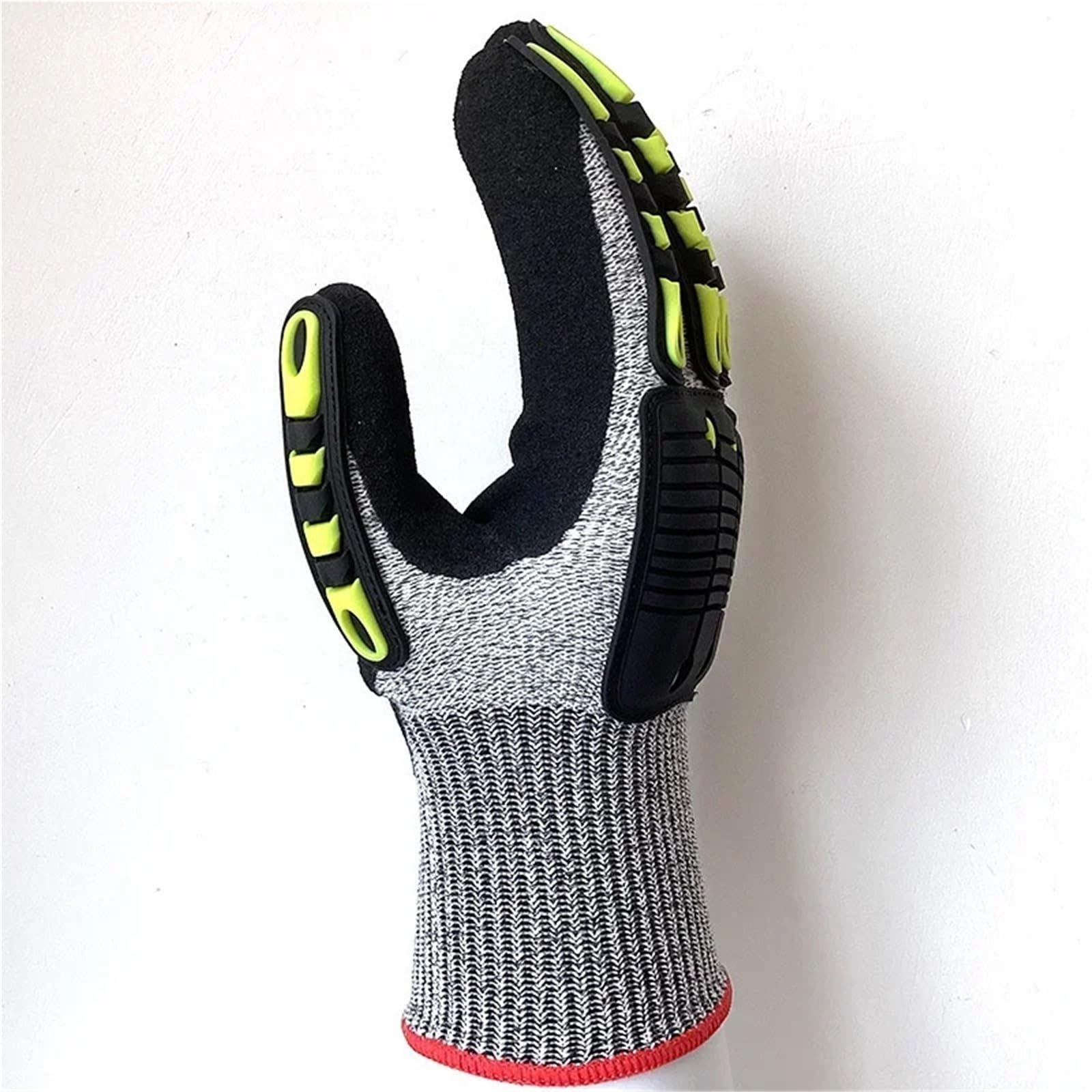 Générique Gants de travail GMG TPR for mécaniciens - Gants de sécurité résistants aux coupures, anti-vibrations, absorbant les chocs et résistants à l'huile(M)
