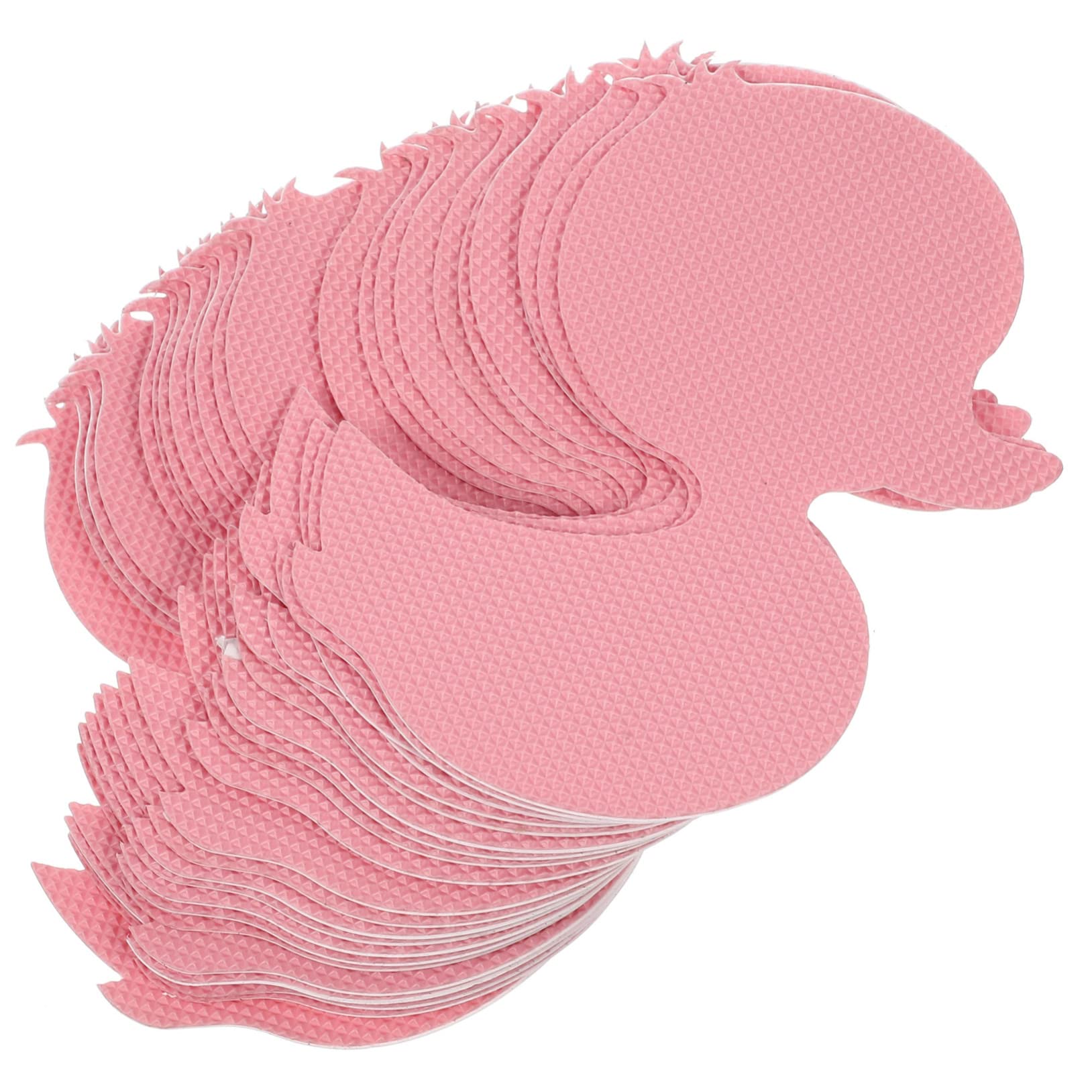 Ciieeo 120 Piezas Pegatinas de bañera Antideslizantes cojín de baño para bebé niño Pegatinas en Forma de Pegatinas baño Pegatinas Antideslizantes Piso Pato Decorar Apliques mañana Rosa
