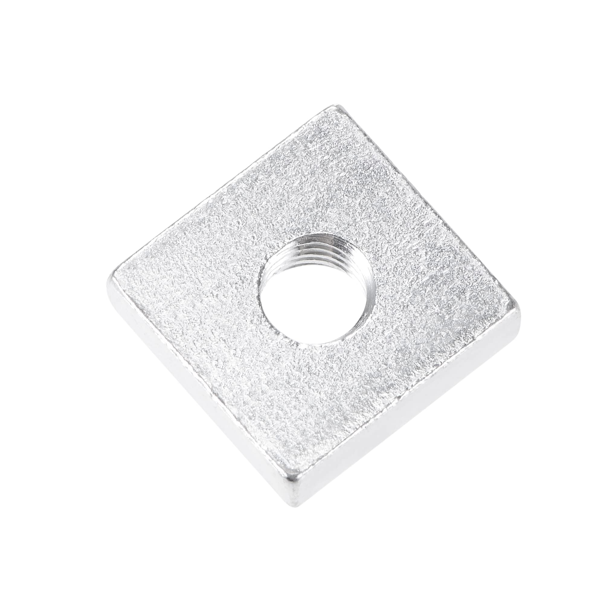 QUARKZMAN Dadi Quadrati, M6x15mmx4mm Zincato Kit di Assortimento di Filettature Metriche Grossolane, 25 Pz