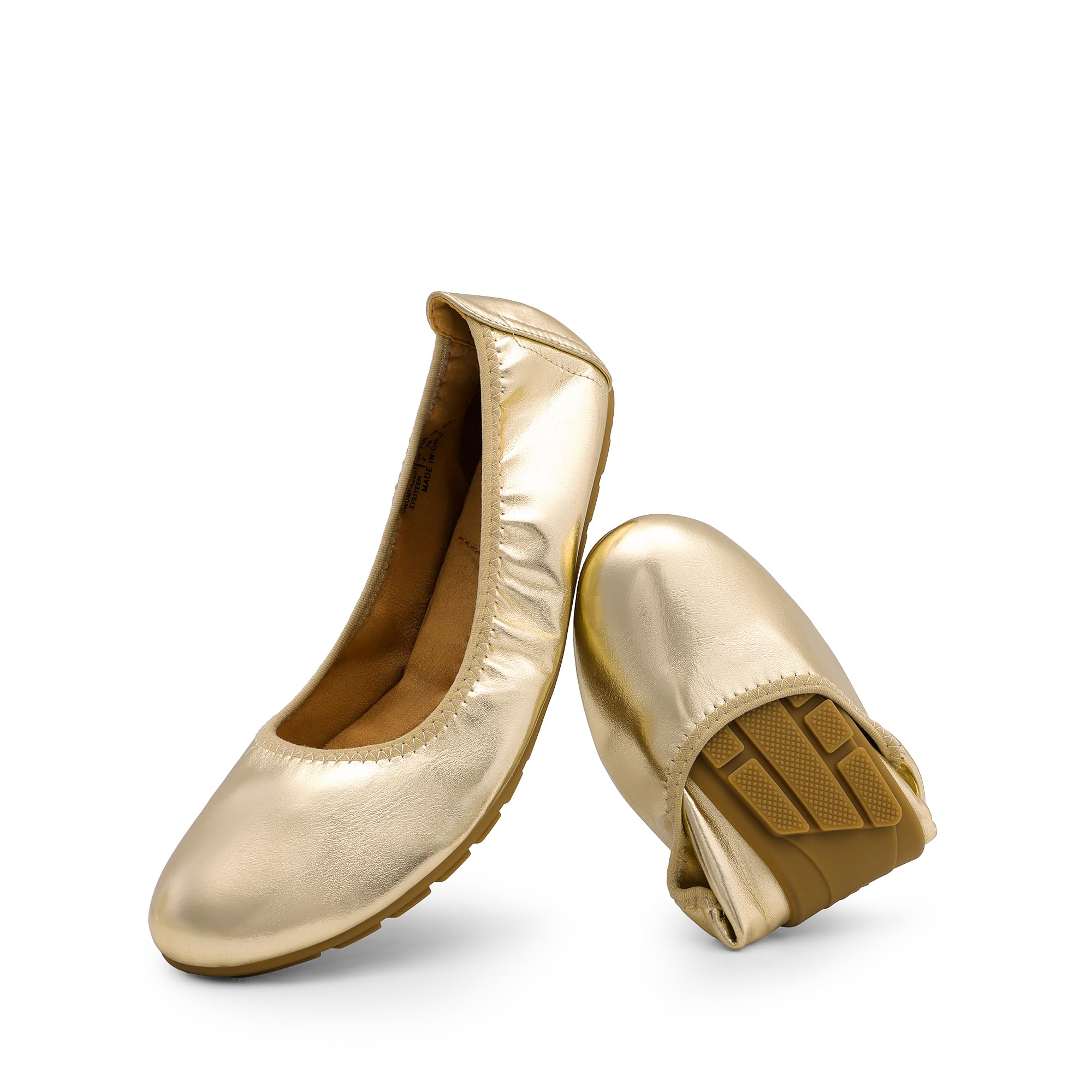 DREAM PAIRS Women’s Ballet Flats Foldable Round Toe Dressy Comfortable Slip On Dress Shoes