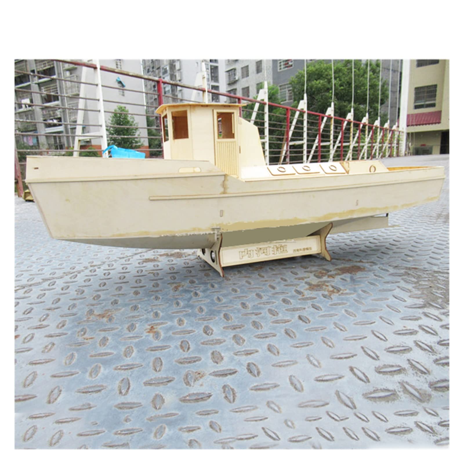 Amazon.co.jp: 内陸河川タグボートキット 木製小型ボート模型 手作り