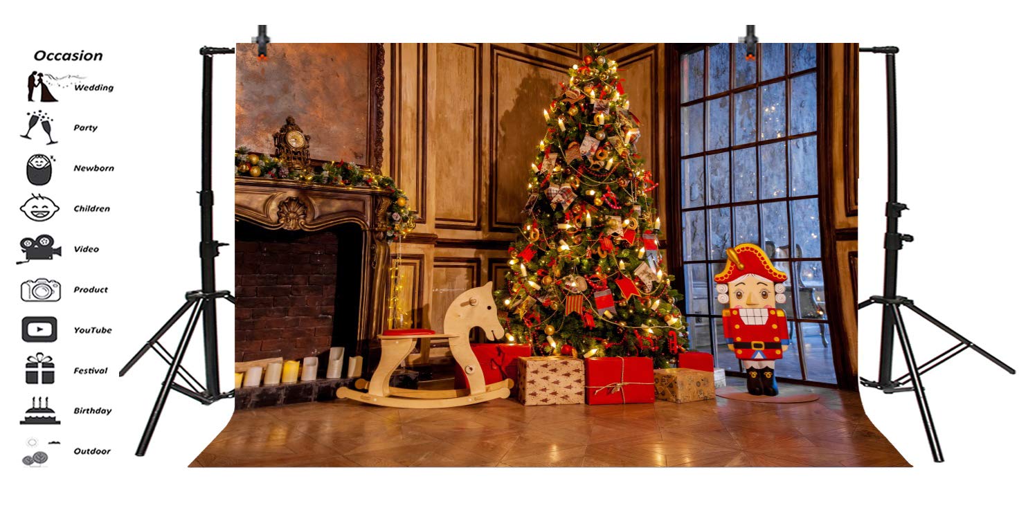 Amazon | Qinunipoto クリスマス Merry Christmas 写真撮影用 背景布