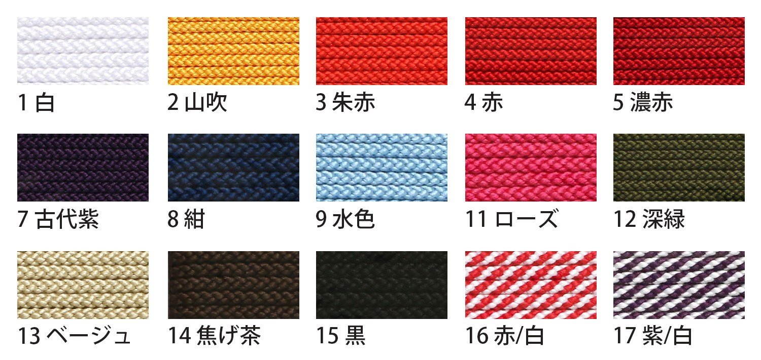 Amazon | 日本紐釦貿易(Nippon Chuko) 結び紐 赤 約φ1mm×10m 1巻