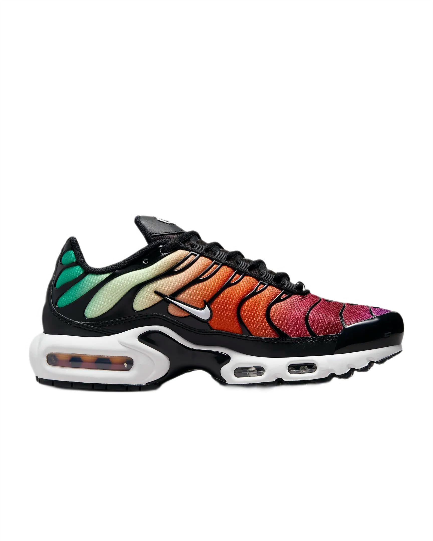 NIKE Zapatillas Air MAX Plus para Mujer, Color Negro/Viotech/Team Red/White, Talla 41 EU, Black Viotech Team Red White, 41 EU