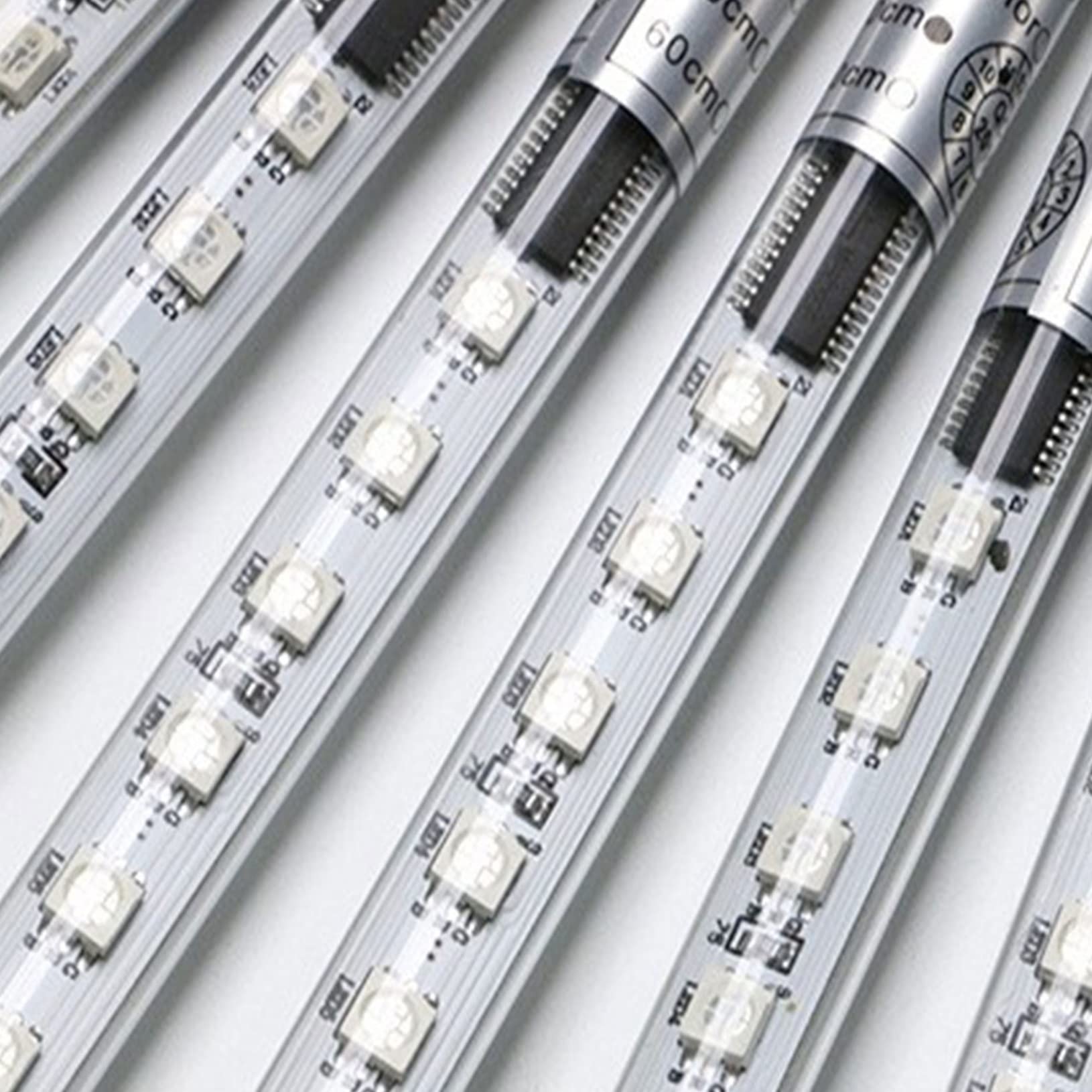 Luci Solari Meteoros A Pioggia Per Esterni - 8 Tubi 240 LED, IP65, Impermeabili, Per Natale E Feste - Foto 12