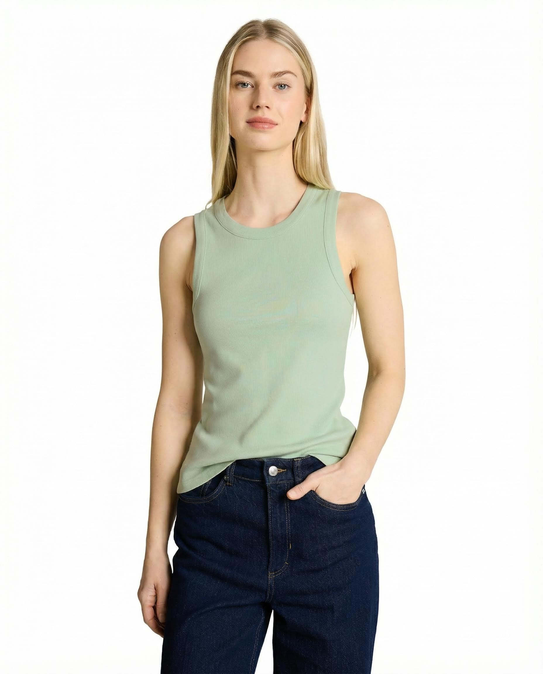 TOM TAILOR Denim Damen Top mit RIPP