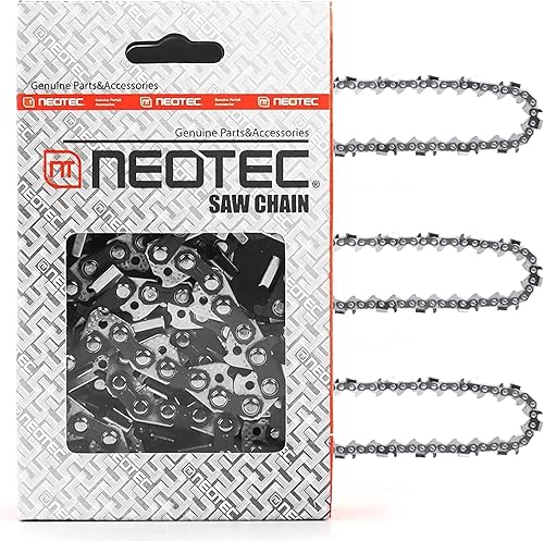 Miniatura 1 de NEO-TEC Cadena de motosierra de 12 pulgadas, paso LP de 38 pulgadas, calibre de 0.043 pulgadas, 45 eslabones de transmisión para Dewalt DCCS620,