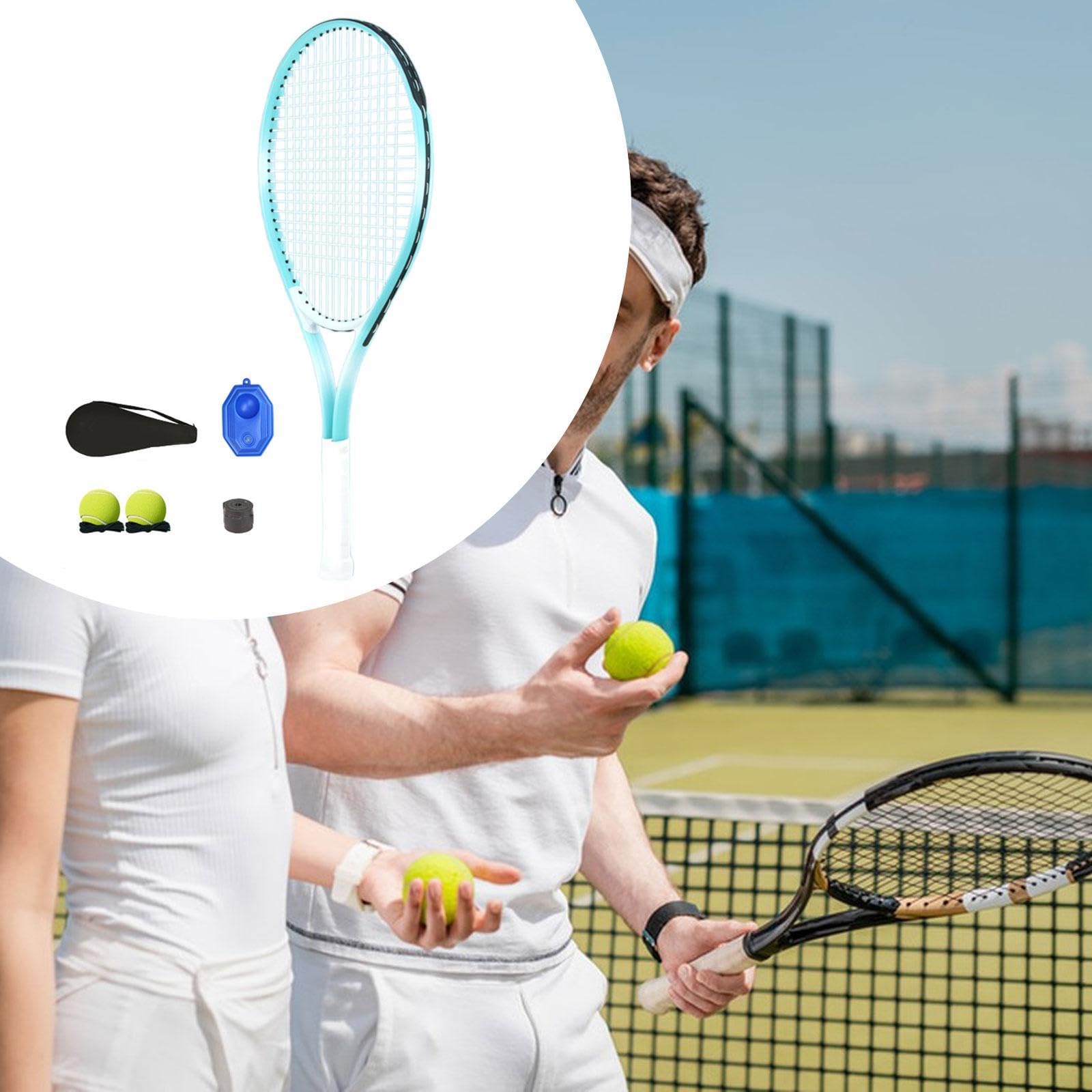Set di Racchette da Tennis, Attrezzatura per Allenamento Tennis, Regalo Professionale E Ricreativo con Allenatore di Tennis E Palline Rimbalzanti per