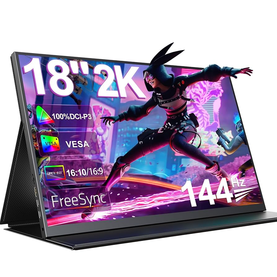 UPERFECT Gaming Monitor 144Hz 18