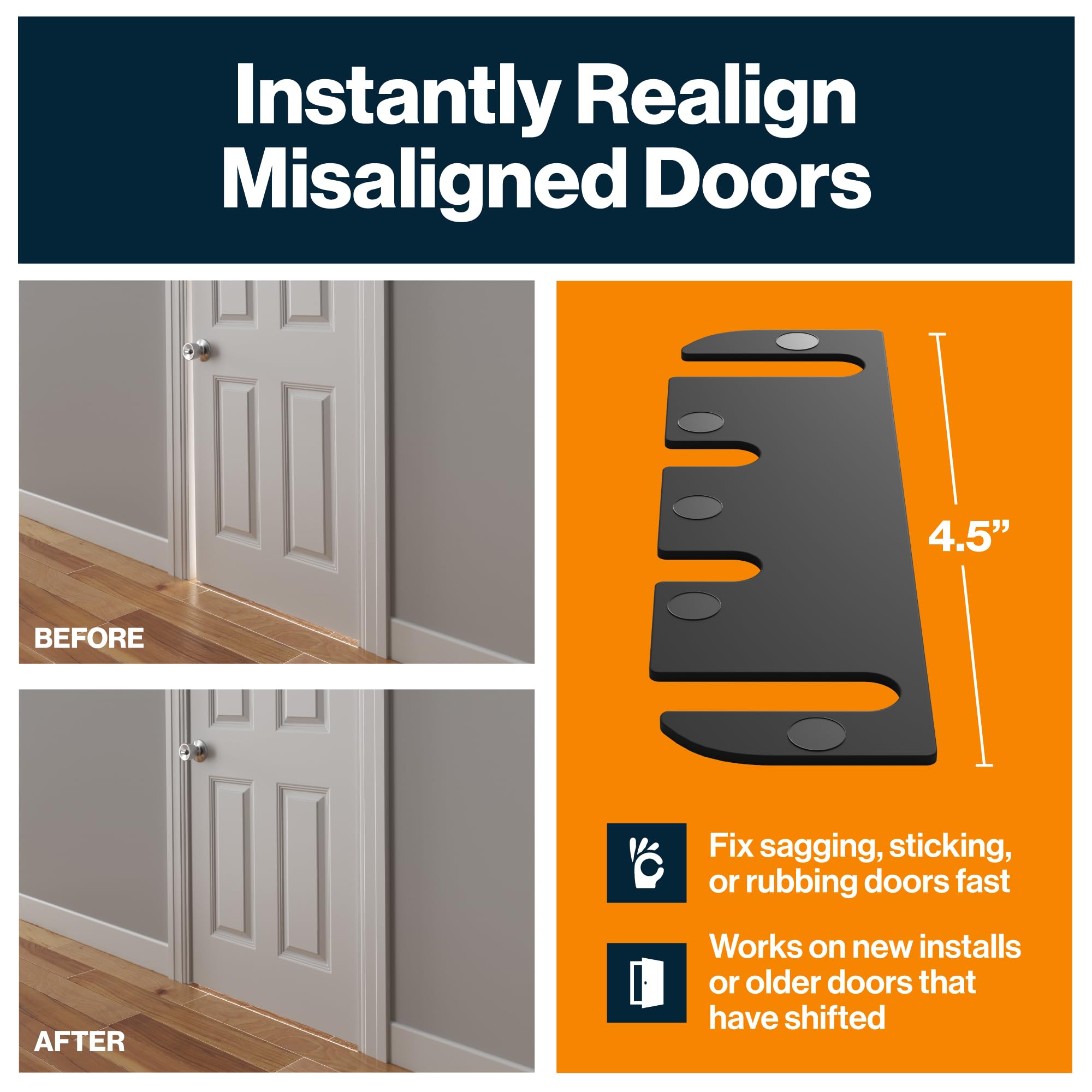 Door Hinge Shims - Adjust Door Alignment -2 Door Hinge Shims - Adjust Door Alignment -2