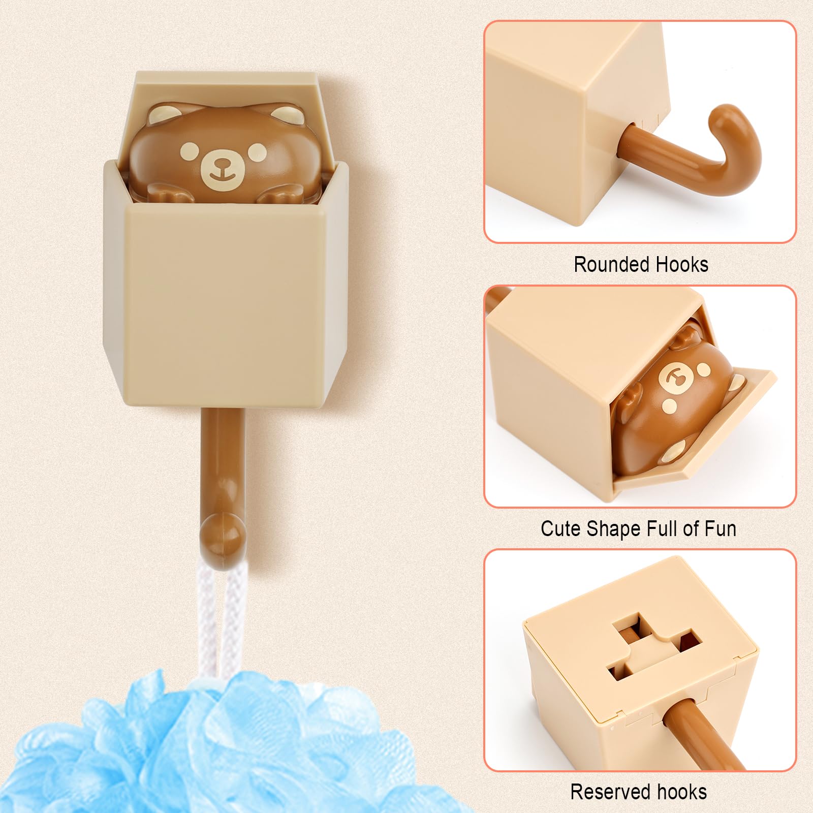 Douche Caddy Zelfklevende Haken - 2 Stuks Geen Boren Muur Caddy Sterke Sticker Haken