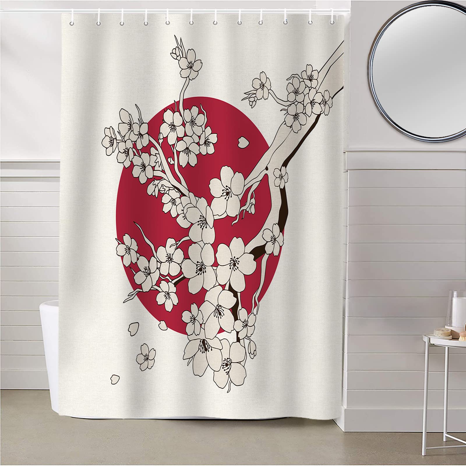 Amazon｜シャワーカーテン 防カビ 防水 バスカーテン お風呂カーテン