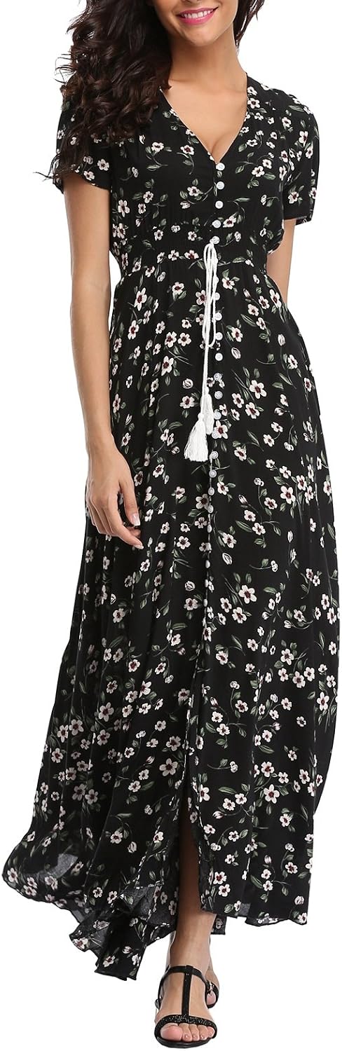 princess polly baby blue dress Floral Blooms Paisley Dress main image 1