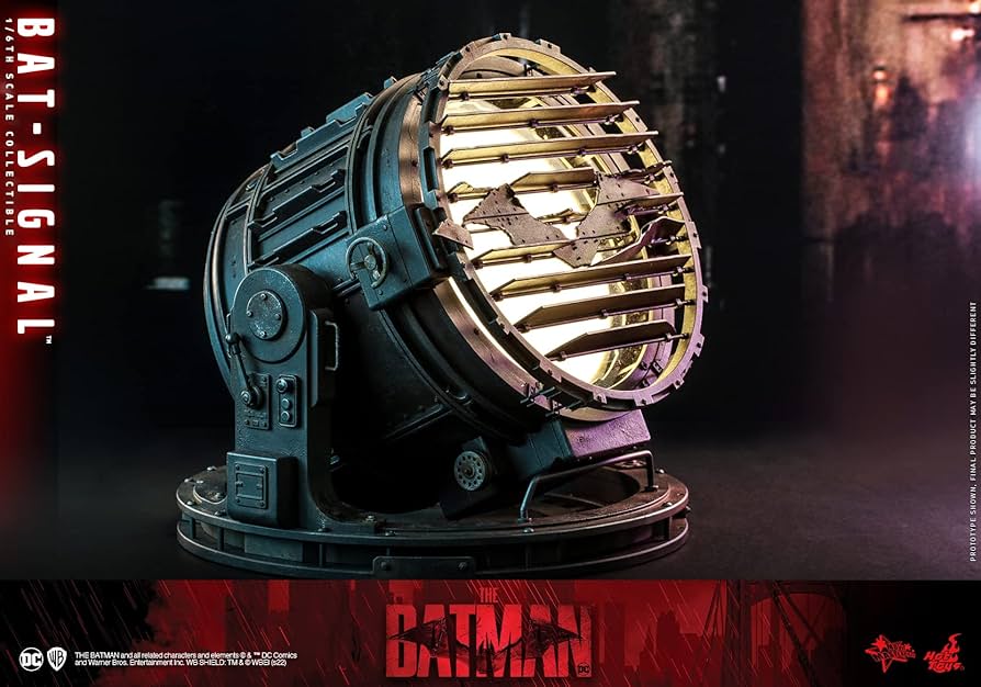 『ザ・バットマン－』１／６スケールフィギュア　バットマン＆バットシグナル投光器 Amazon.co.jp: ムービー・マスターピース THE BATMAN-ザ