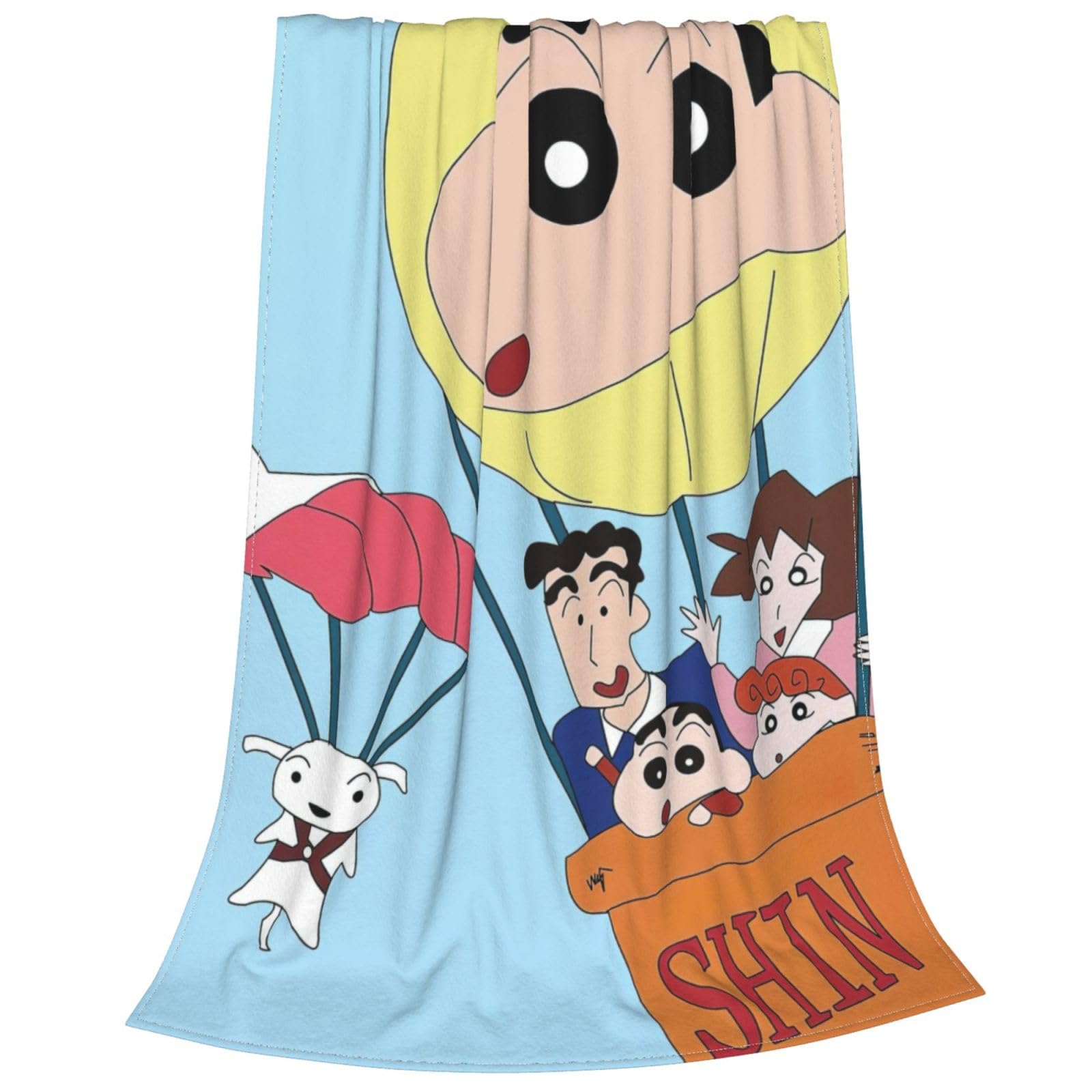 Amazon｜クレヨンしんちゃん 毛布 夏用 ひざ掛け フランネル