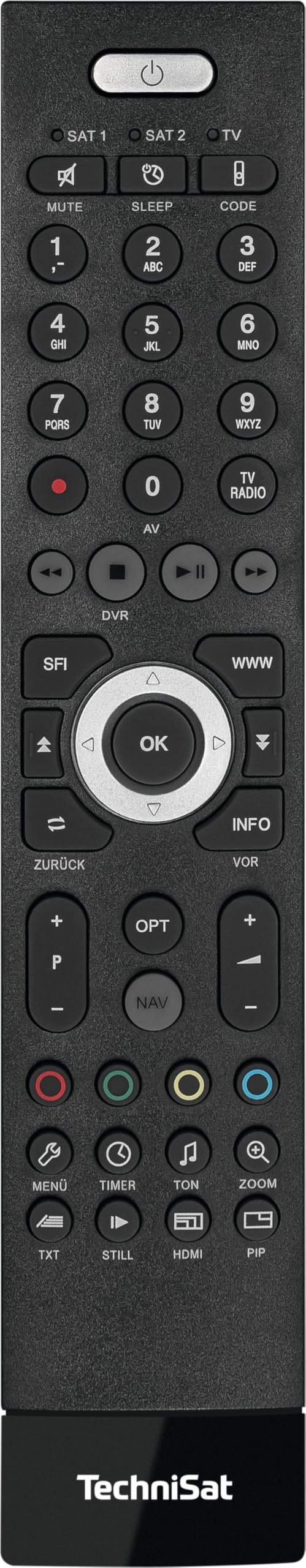 TechniSat HD-C 233 Récepteur HD pour télévision numérique par câble (HDTV, DVB-C, HDMI, SCART, USB 2.0, RF in, EPG, télécommande) Noir