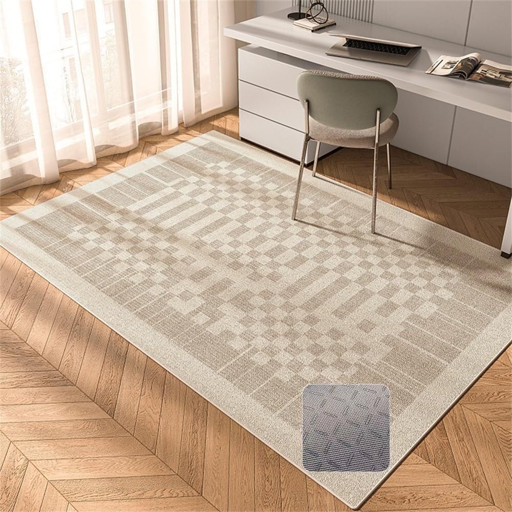 SSDDLZEQ Premium durable range Multifunctional Floor Mat For Gaming Chairs And Study Areas(Chess Grid,80x120cm)