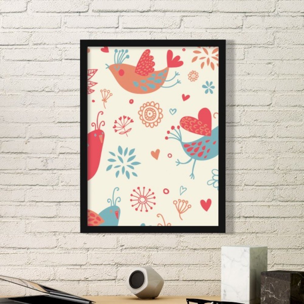 Peinture d'art cadre photo rectangle en bois noir Sun Flower DIYthinker