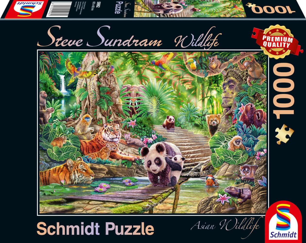 Puzzle Secret Puzzle Tea in giardino, 1 000 Pezzi