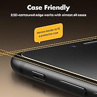 Vista 5 de UNBREAKcable Protector de pantalla de vidrio templado inastillable para iPhone SE 2022/SE 2020, iPhone 8/7 [paquete de 3] [99.99% transparente HD]