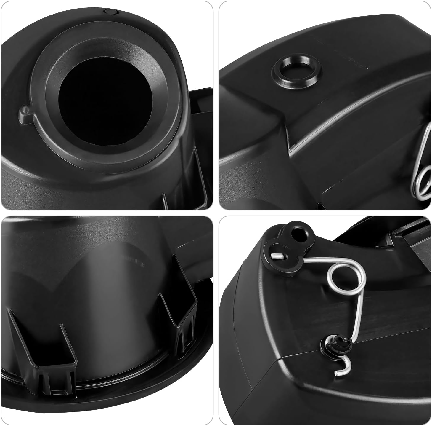 COOL STAR BB5Z-7827936-A Fuel Filler Door Pocket Housing with Door Hinge Compatible with Ford Explorer 2011-2019 Replace BB53-7827936-AA BB53-7827936-AB BB53-7827936-AC BB53-7827936-AD