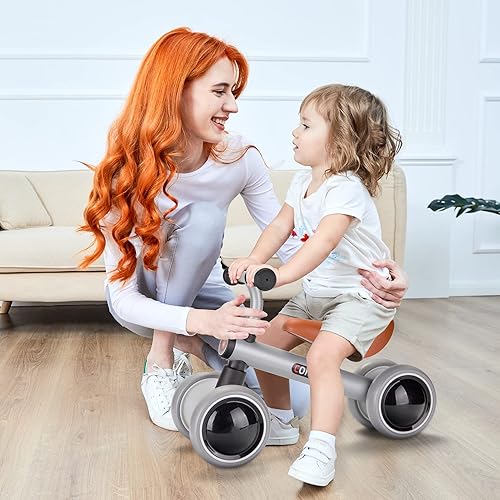 Miniatura 6 de Bicicleta de equilibrio para bebés de 1 año, bicicleta para niños de un año, regalo de cumpleaños para niños de 1 a 3 años, primera bicicleta sin