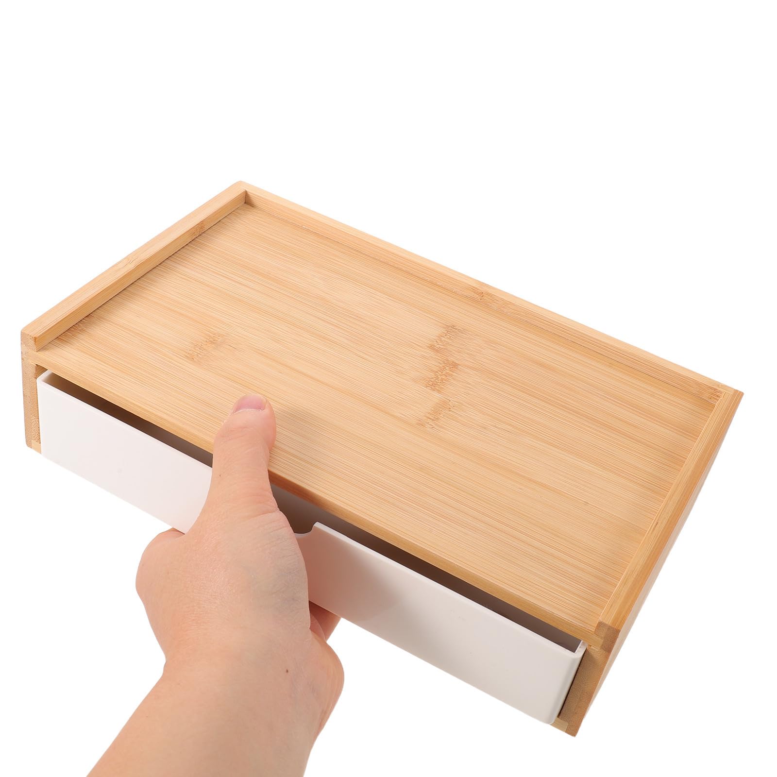 Organizador de Cajones para Escritorio Blanco con Múltiples Compartimentos