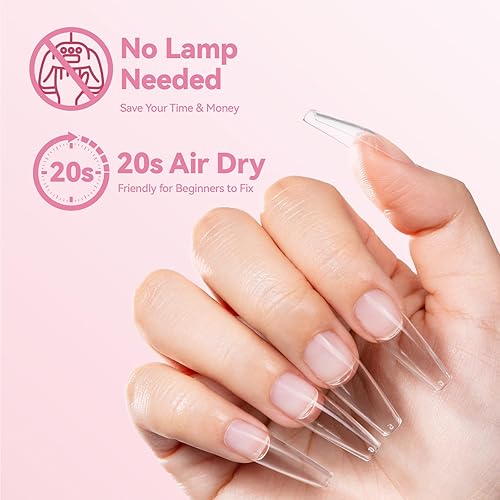 Vista 47 de Makartt Pegamento de diamantes de imitación para uñas: pegamento de uñas de gel súper fuerte para dijes de uñas, decoraciones de gemas, arte de uñas