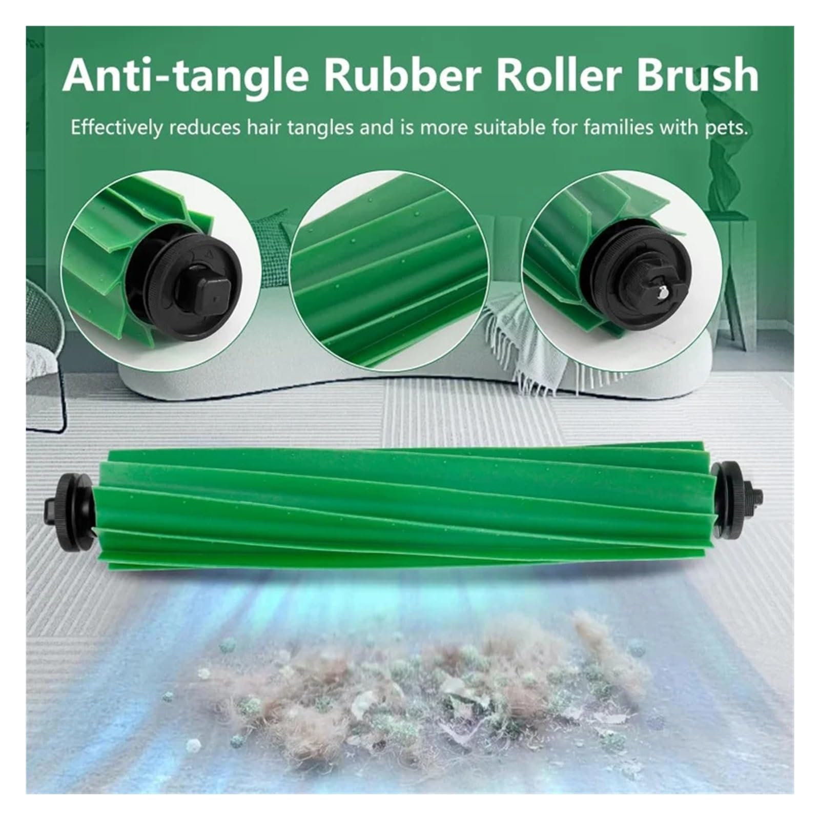 Ricambio spazzola laterale principale, sacchetto for la polvere, filtro HEPA, accessori compatibili con iRobot Roomba Plus405 Combo/Plus505 Combo Robot Aspirapolvere(13)