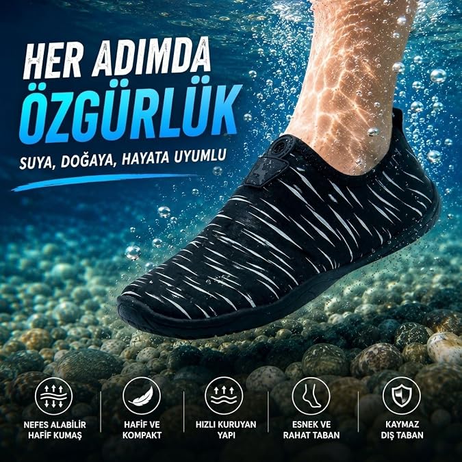 Black Deer Dream Multi-Purpose Beach and Sea Shoes