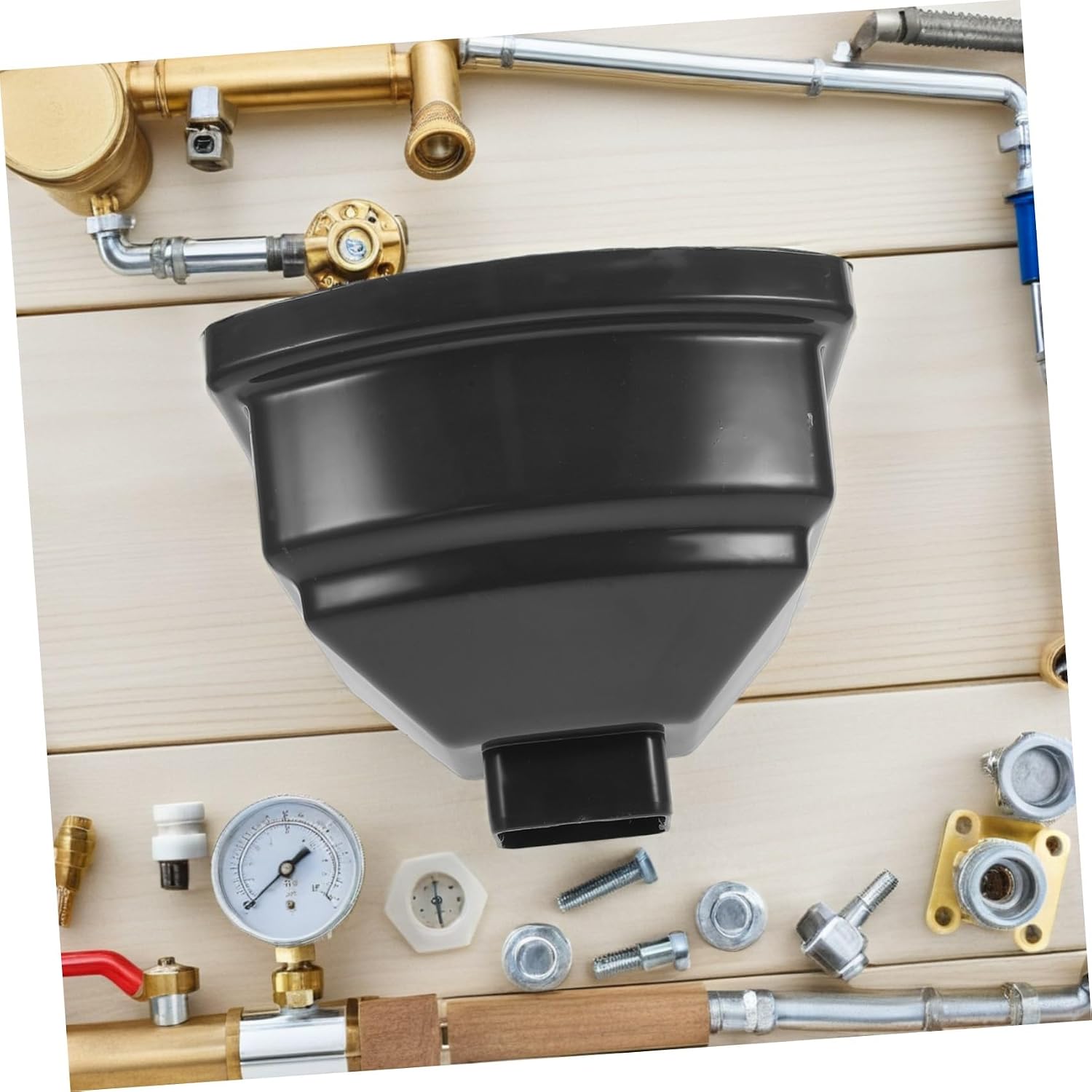 Gutter Downspout Diverter Rainwater Drainage Funnel 60x80mm Roof Rainwater Collection System Downspout Adapter for Management