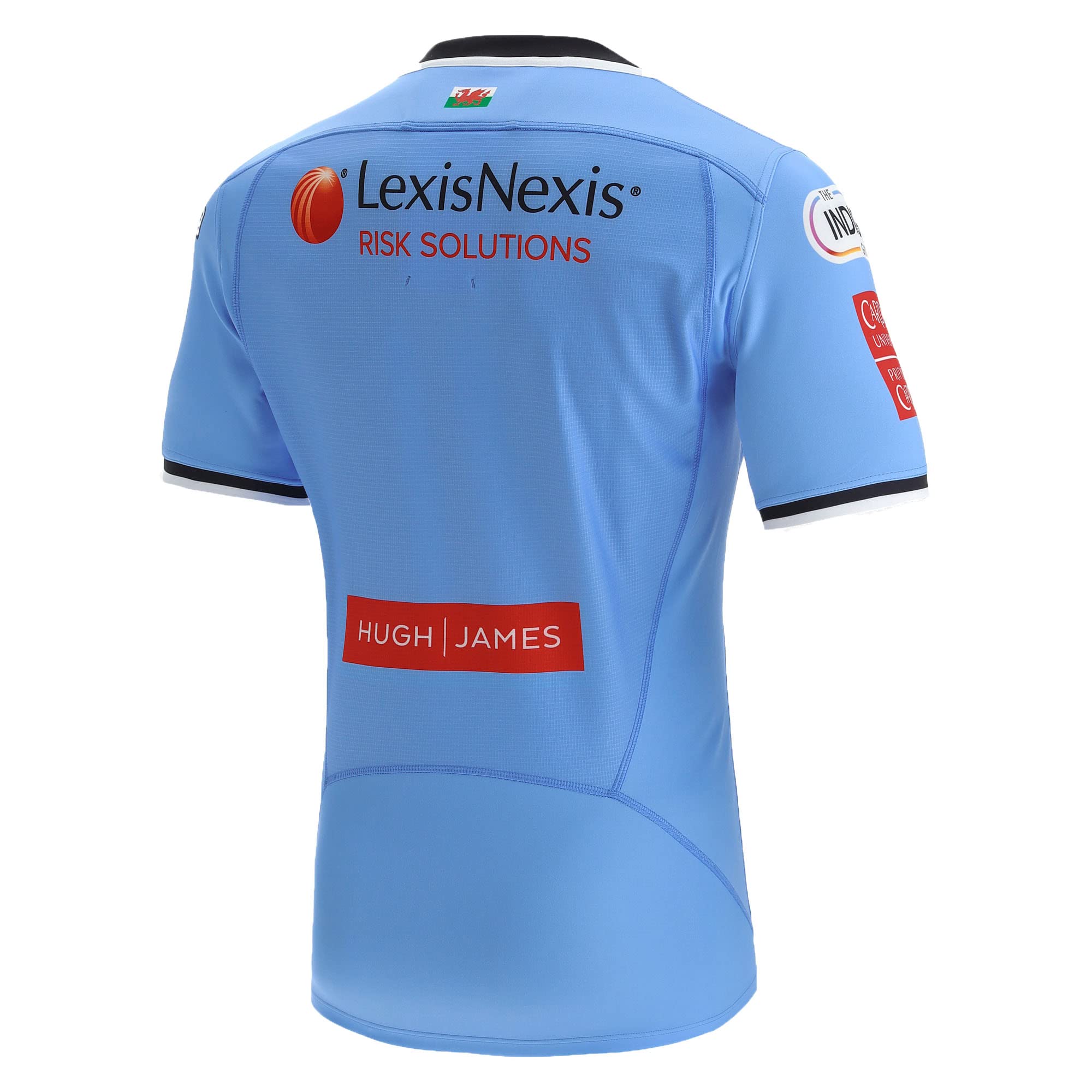 Macron 2021-2022 Cardiff Blues Home Rugby Football Soccer T-Shirt Camiseta
