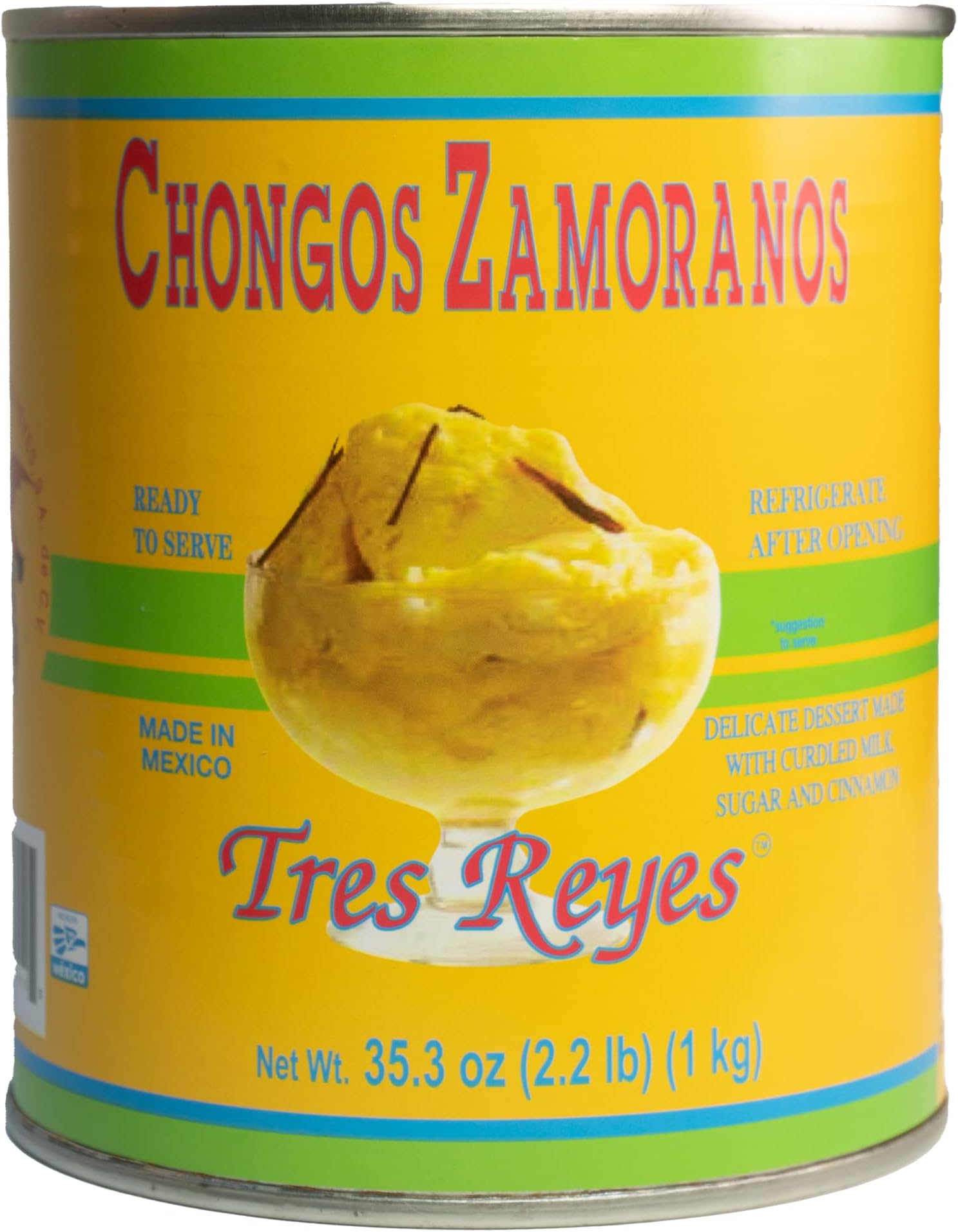 Authentic Mexican Chongos Zamoranos – 35.3 oz (2.2 lb) - Traditional Mexican Delight, Sweet and Delicious Dessert
