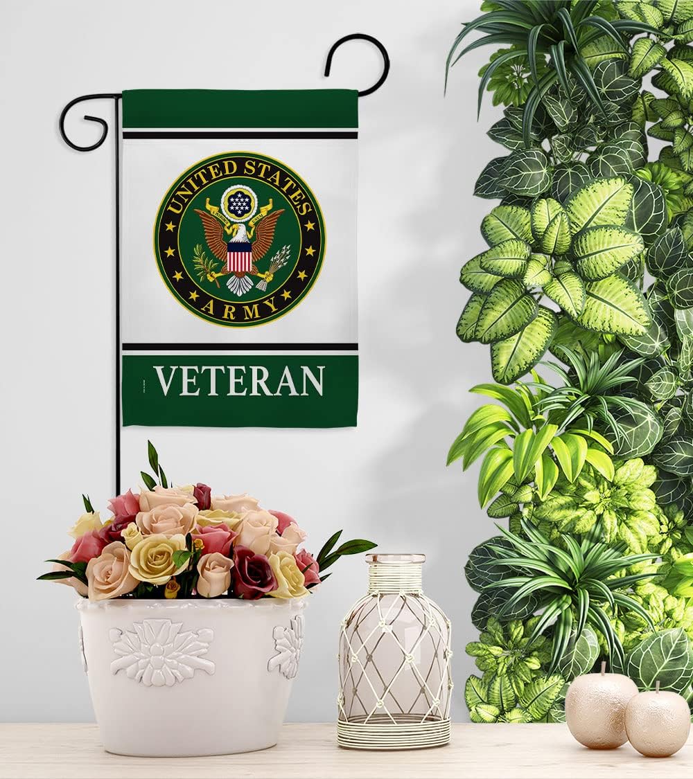 Army Veteran Garden Flag - Armed Forces Rangers United State American Military Retire Official - House Decoration Banner Small Yard Gift Double-Sided Made in USA 13 X 18.5 - Image 9