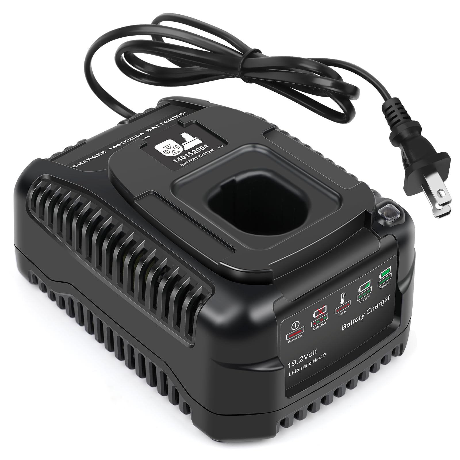 19.2V C3 Quick Charger Replacement for Craftsman 19.2volt Battery Charger 19.2 Volt C3 XCP Lithium-Ion & Ni-Cad Diehard Battery Charger 11375 11376 PP2011 PP2030 315.PP2020 315.PP2025