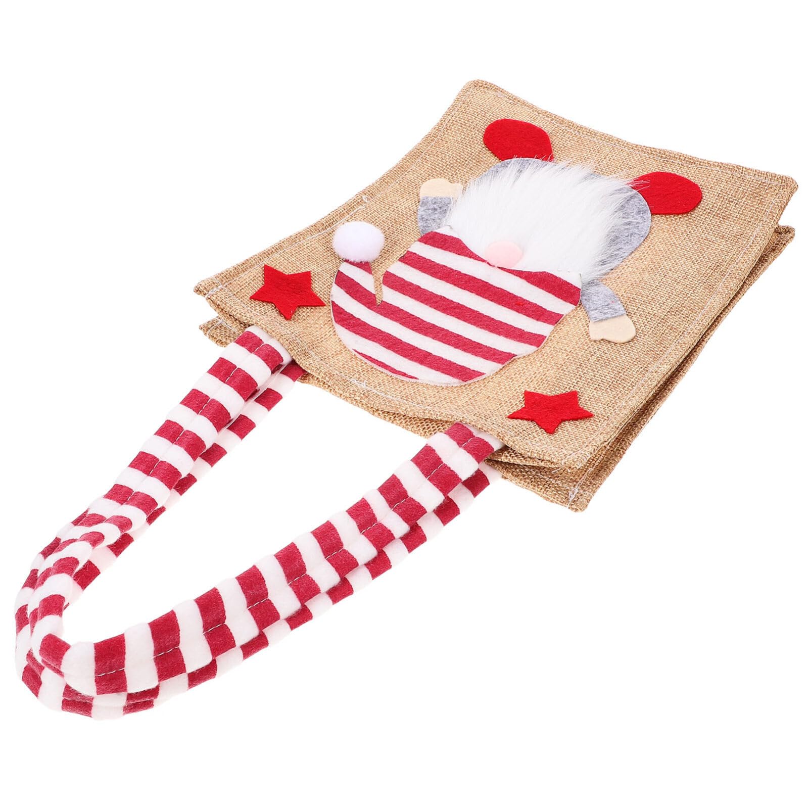 Didiseaon Christmas Bag Christmas Goodie Bag Christmas Treat Container Burlap Tote Bags Elf Treat Bag Christmas Pouches Xmas Pouch Vintage Cloth Shopping Merry Christmas