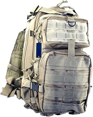 SILVERFEVER Silver Fever Sport Outdoor Military Rucksacks Tactical Molle Backpack Camping Hiking (Digital Tan)